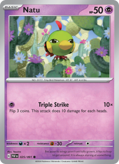 Natu - pokemon TCG Card