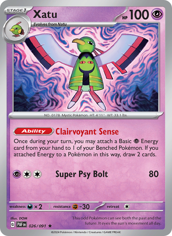 Xatu - Pokémon TCG Card
