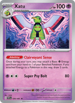 Xatu - pokemon TCG Card