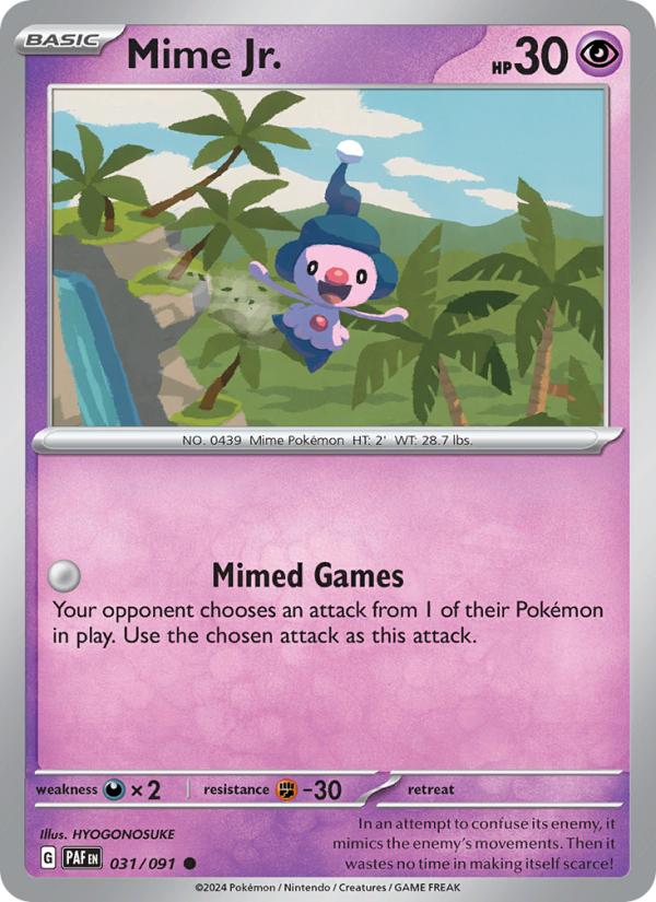 Mime Jr. - Pokémon TCG Card