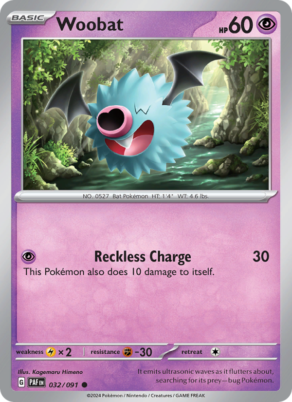 Woobat - Pokémon TCG Card