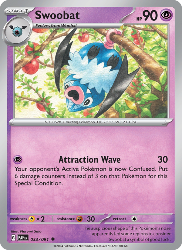 Swoobat - Pokémon TCG Card