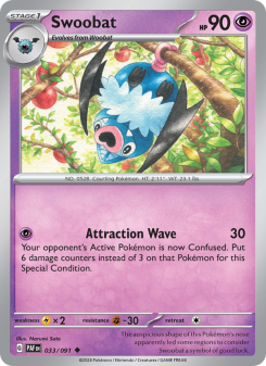 Swoobat - pokemon TCG Card