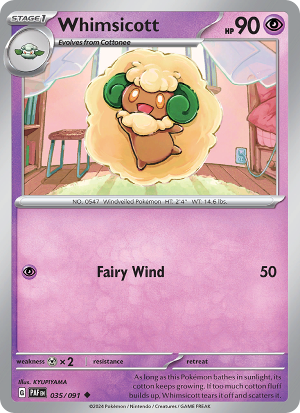 Whimsicott - Pokémon TCG Card