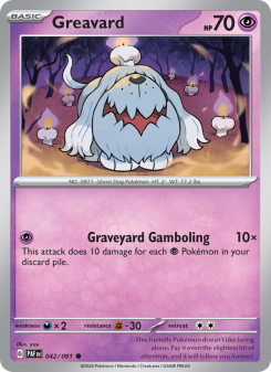 Greavard - pokemon TCG Card