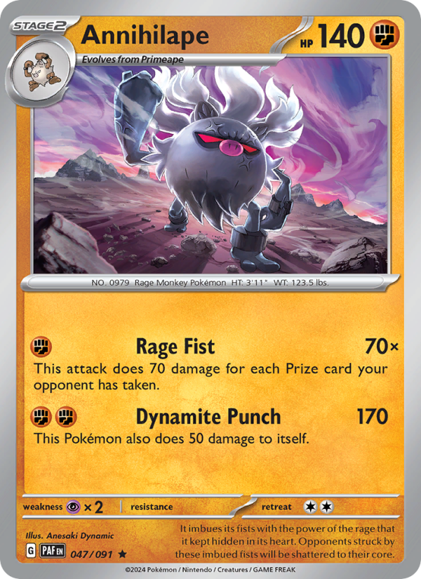 Annihilape - Pokémon TCG Card