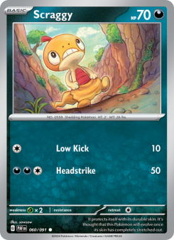 Scraggy - pokemon TCG Card