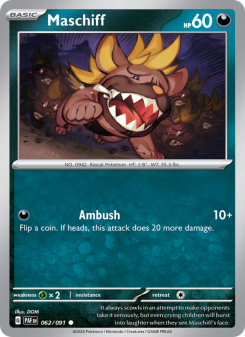 Maschiff - pokemon TCG Card