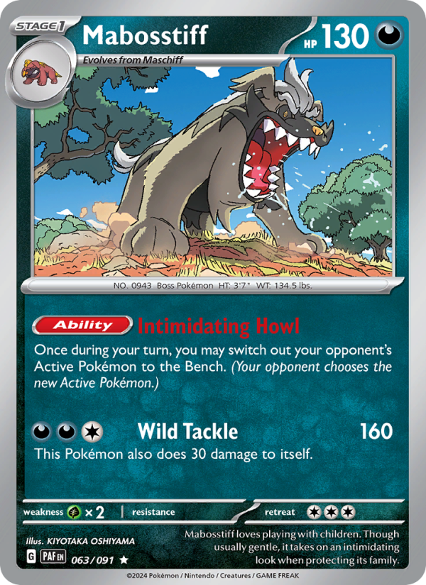 Mabosstiff - Pokémon TCG Card