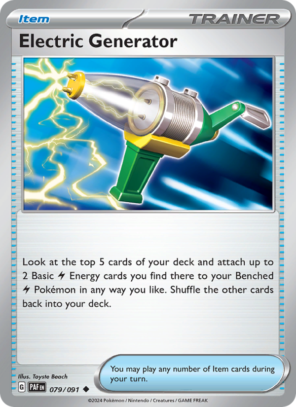 Electric Generator - Pokémon TCG Card