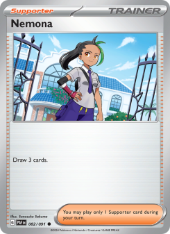 Nemona - pokemon TCG Card