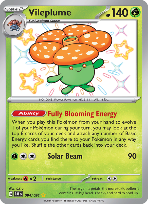 Vileplume - Pokémon TCG Card