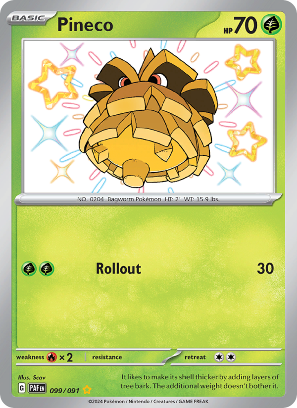 Pineco - Pokémon TCG Card