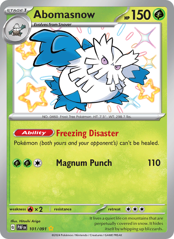 Abomasnow - Pokémon TCG Card
