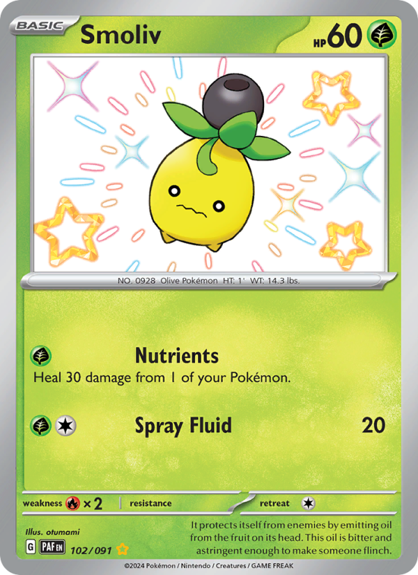 Smoliv - Pokémon TCG Card