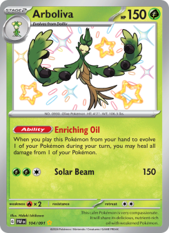 Arboliva - pokemon TCG Card