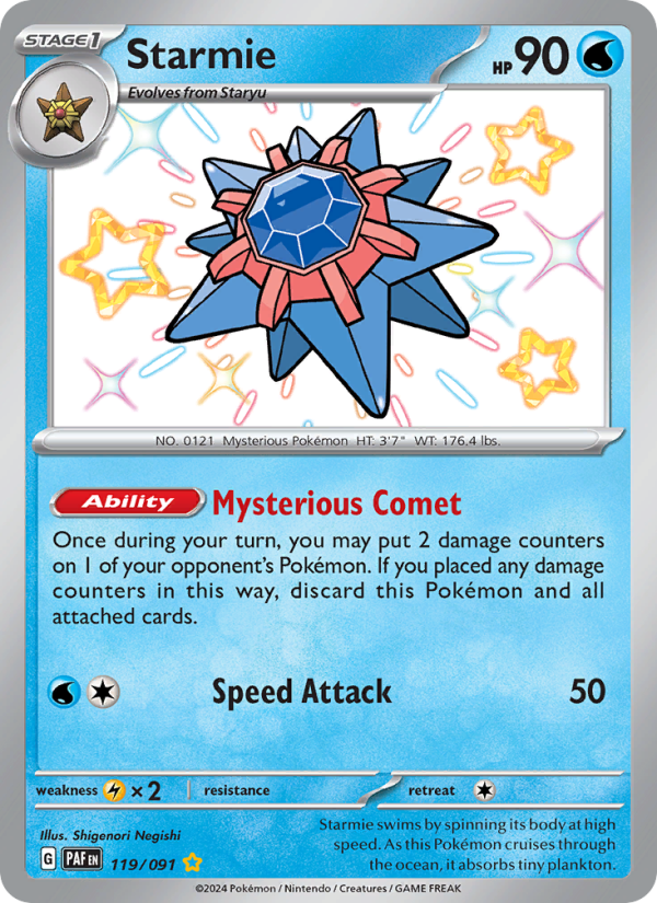 Starmie - Pokémon TCG Card