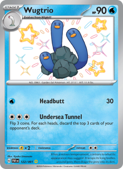 Wugtrio - pokemon TCG Card