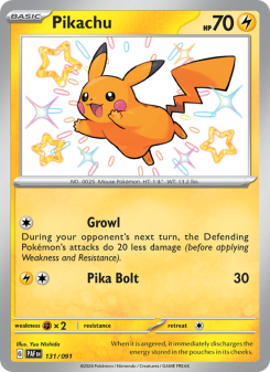 Pikachu - pokemon TCG Card