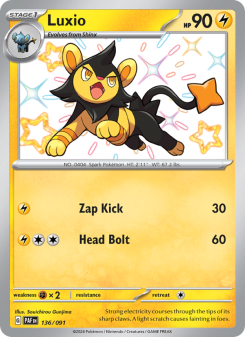 Luxio - pokemon TCG Card