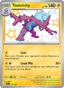 Toxtricity - pokemon TCG Card