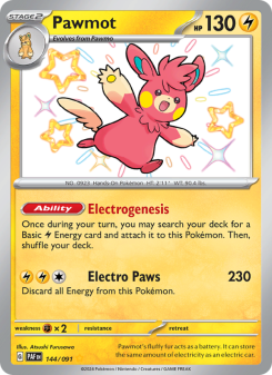 Pawmot - pokemon TCG Card