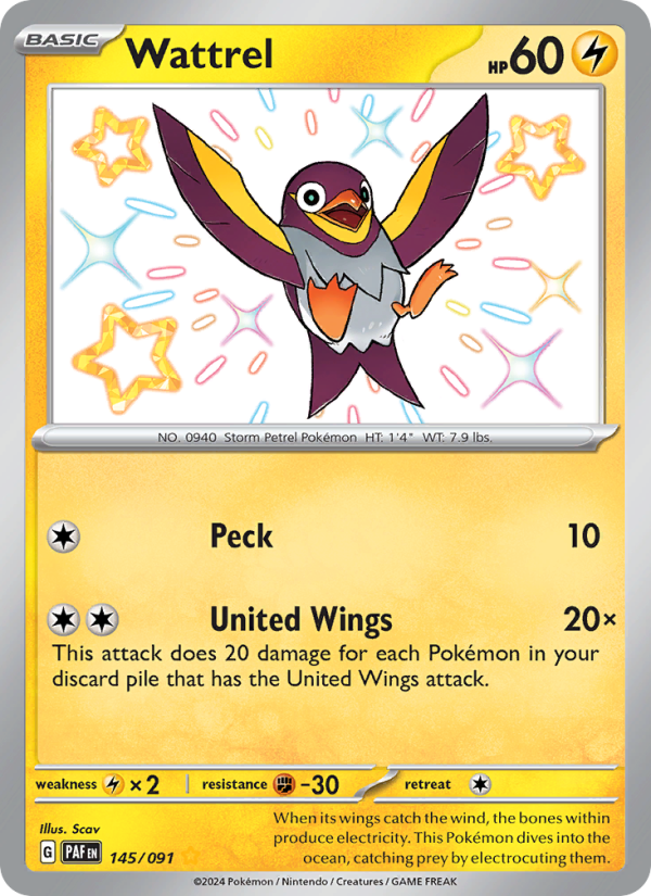 Wattrel - Pokémon TCG Card