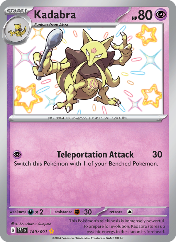 Kadabra - Pokémon TCG Card