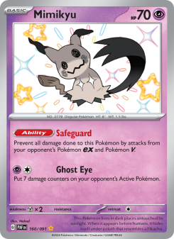 Mimikyu - pokemon TCG Card