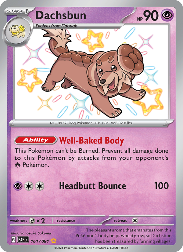 Dachsbun - Pokémon TCG Card