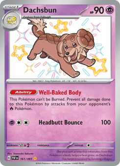 Dachsbun - pokemon TCG Card