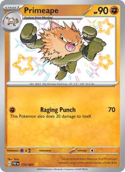 Primeape - pokemon TCG Card