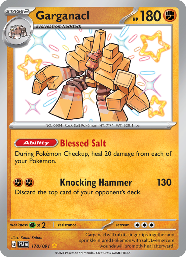 Garganacl - Pokémon TCG Card
