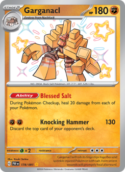 Garganacl - pokemon TCG Card