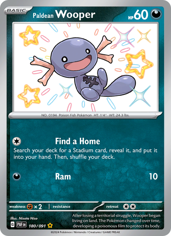 Paldean Wooper - Pokémon TCG Card