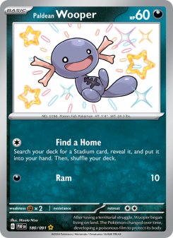 Paldean Wooper - pokemon TCG Card