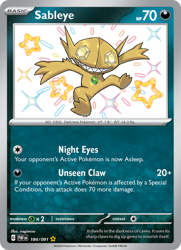 Sableye - Pokémon TCG Card