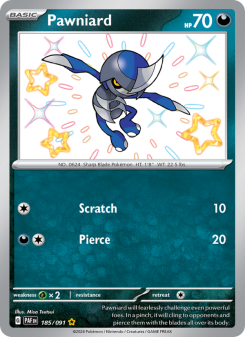 Pawniard - pokemon TCG Card