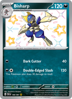 Bisharp - pokemon TCG Card