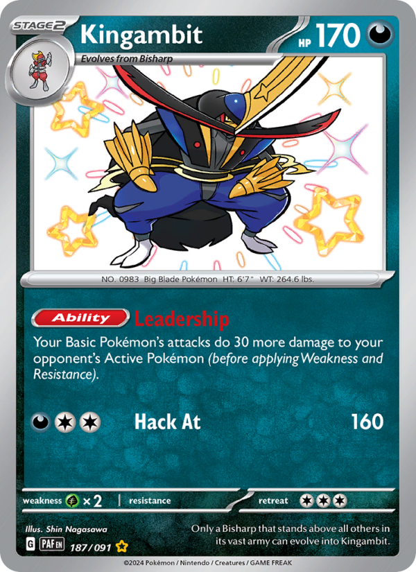 Kingambit - Pokémon TCG Card
