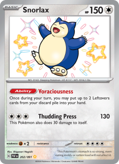 Snorlax - pokemon TCG Card