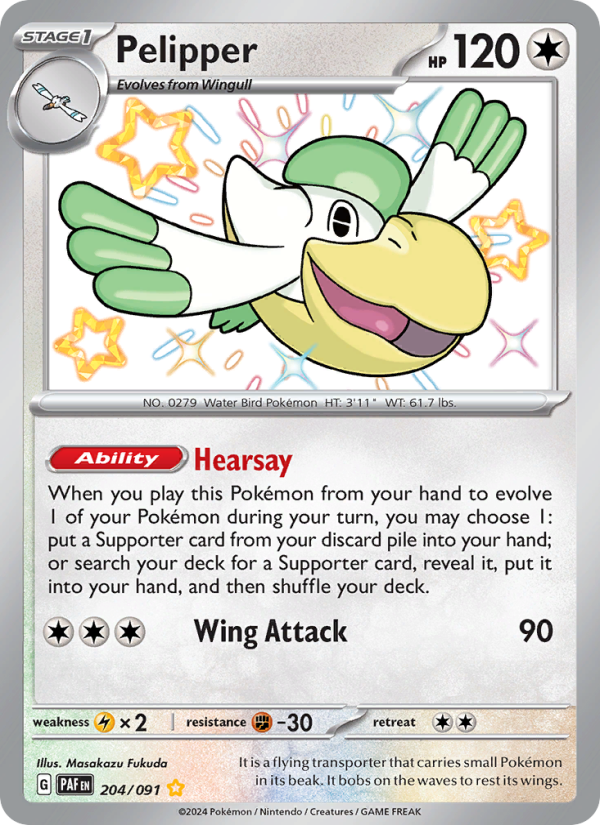 Pelipper - Pokémon TCG Card