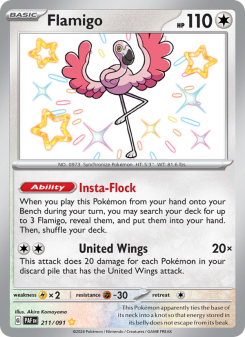 Flamigo - pokemon TCG Card