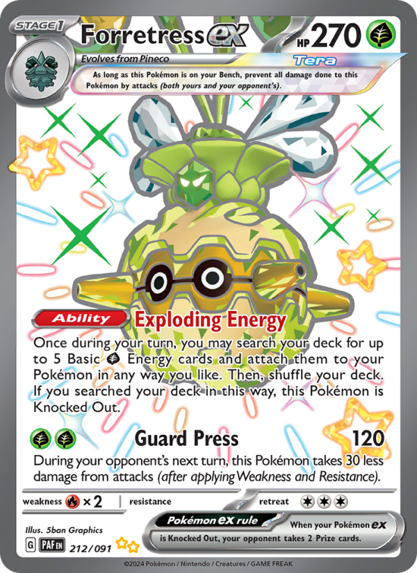 Forretress ex - Pokémon TCG Card