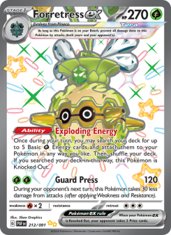 Forretress ex - pokemon TCG Card
