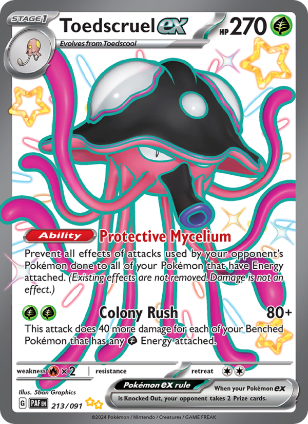 Toedscruel ex - Pokémon TCG Card