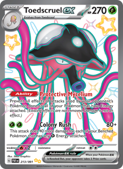 Toedscruel ex - pokemon TCG Card