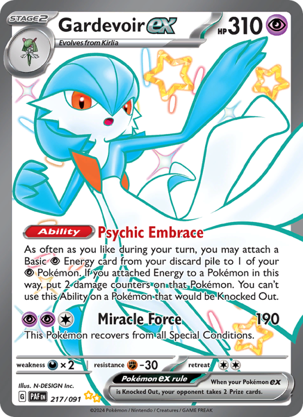 Gardevoir ex - Pokémon TCG Card
