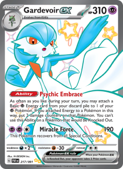 Gardevoir ex - pokemon TCG Card