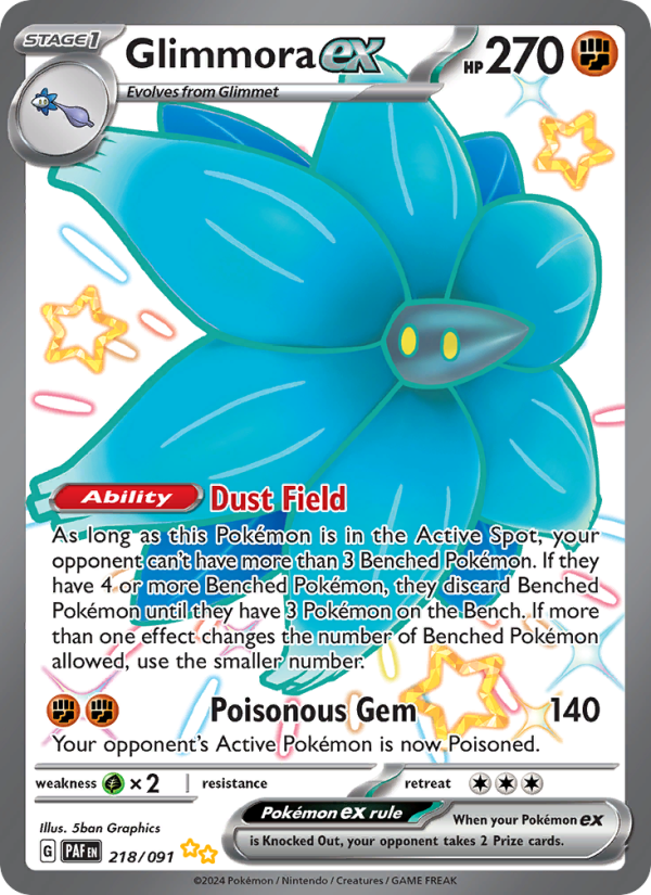 Glimmora ex - Pokémon TCG Card